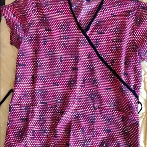 Absolute medium scrub top